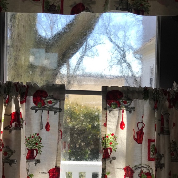 Vintage Café curtain set - Picture 8 of 10